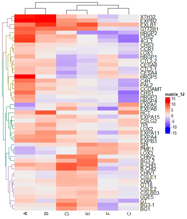 ComplexHeatmap with color for row clustering