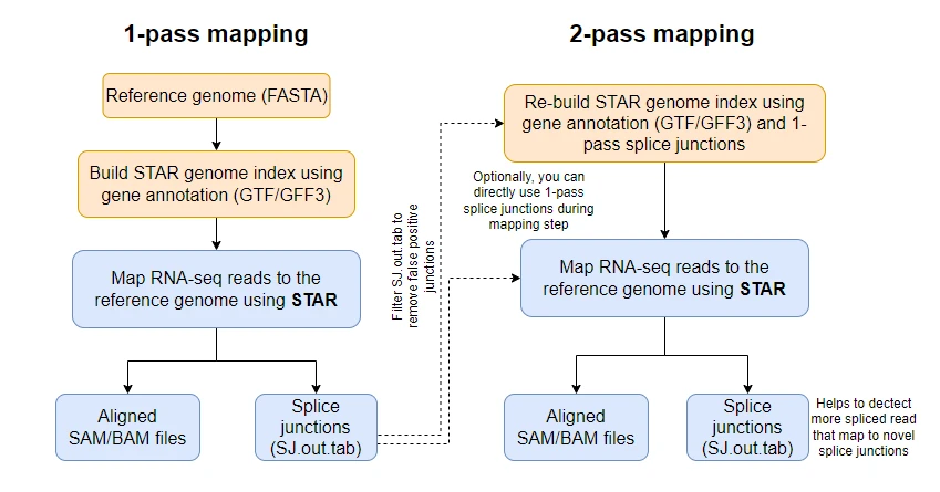 STAR 2-pass mapping workflow