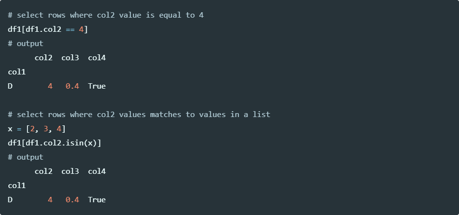 rows selection using any 
  column value of dataframe