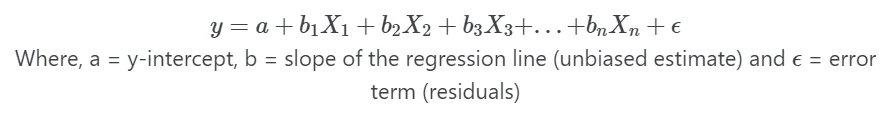 multiple linear regression